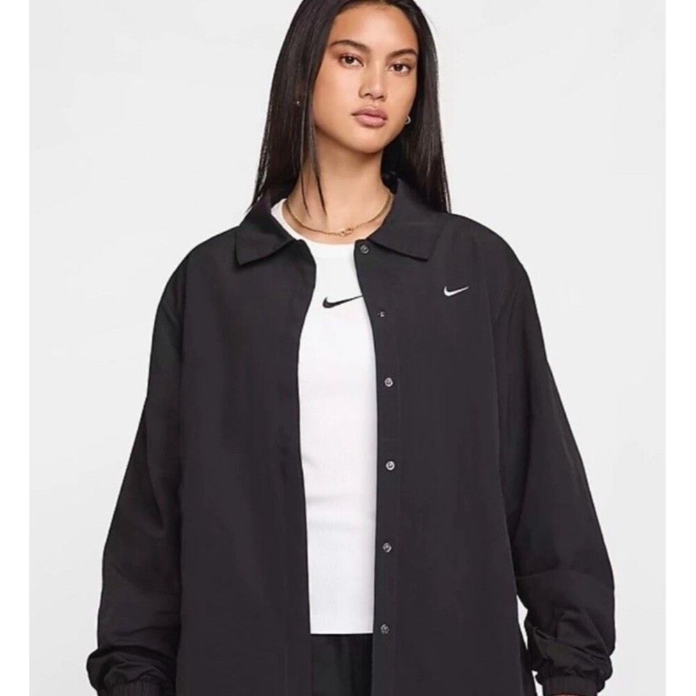 Nike Sportsware Oversized UV Women's Coaches Water Resistant Jacket Size XL